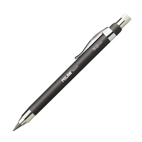 Creion mecanic Milan Touch, 5.2 mm, negru