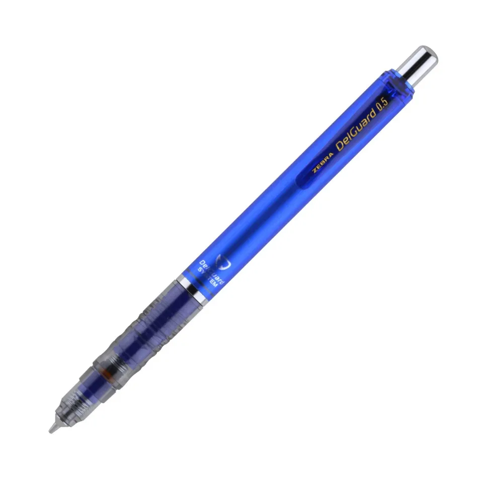 Creion mecanic Zebra DelGuard, 0,5 mm, albastru