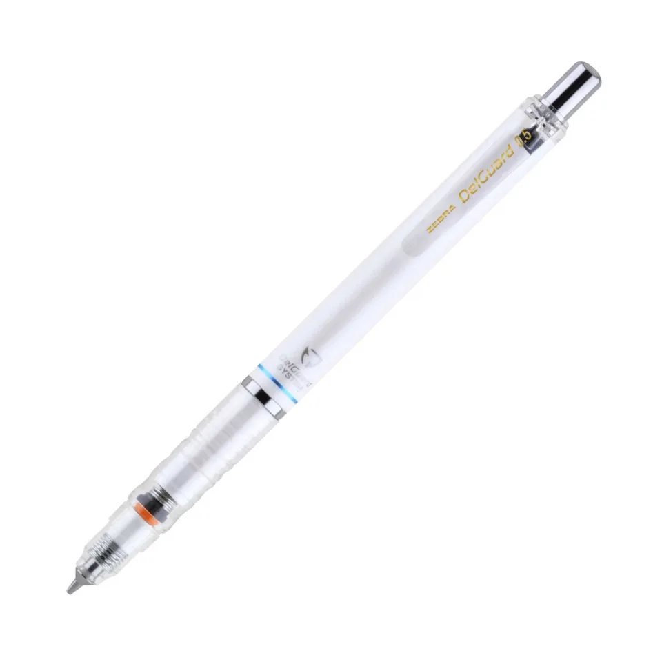 Creion mecanic Zebra DelGuard, 0.5 mm, alb