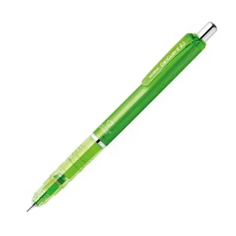 Creion mecanic Zebra DelGuard, 0.5 mm, verde deschis