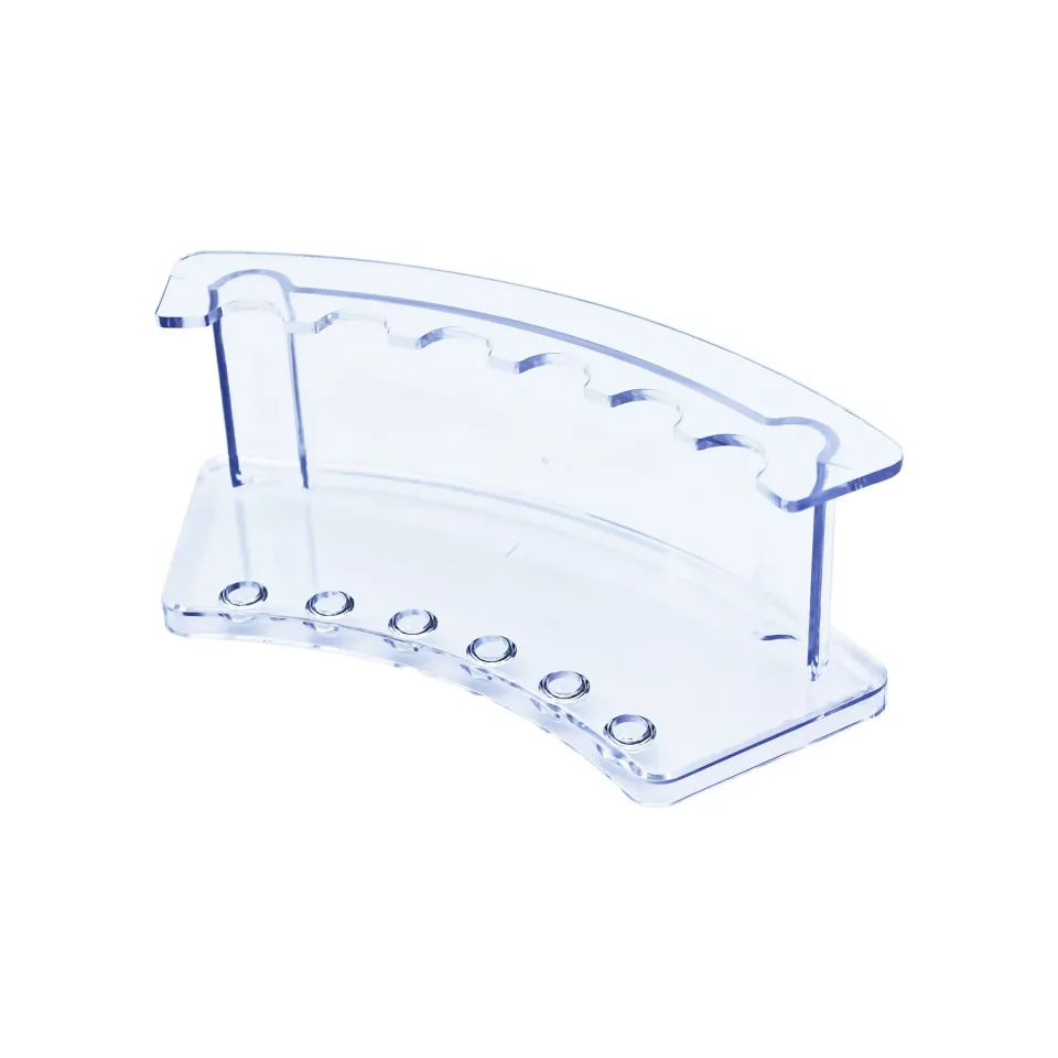 Suport KEJEA pentru șase instrumente de scris, plastic, transparent