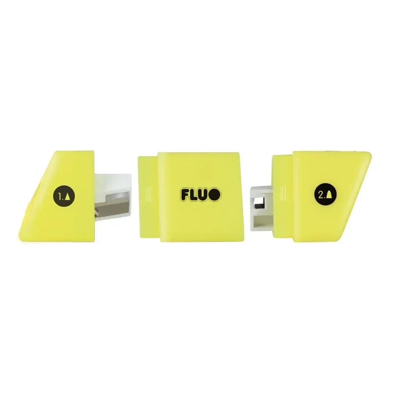 Ascuțitoare Milan Fluo, dublă, culori asortate