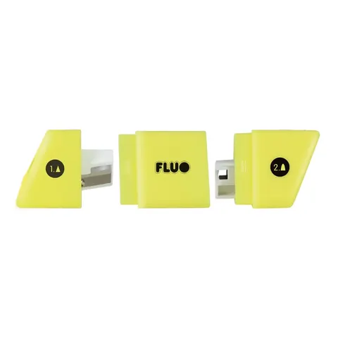Ascuțitoare Milan Fluo, dublă, culori asortate