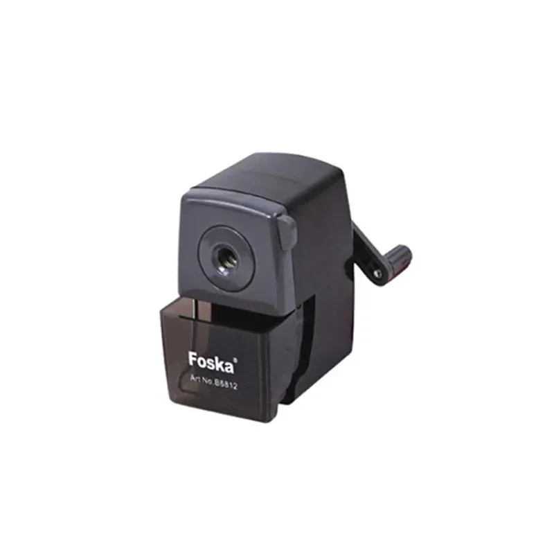 Ascuțitoare mecanică pentru creioane Foska, de birou, negru