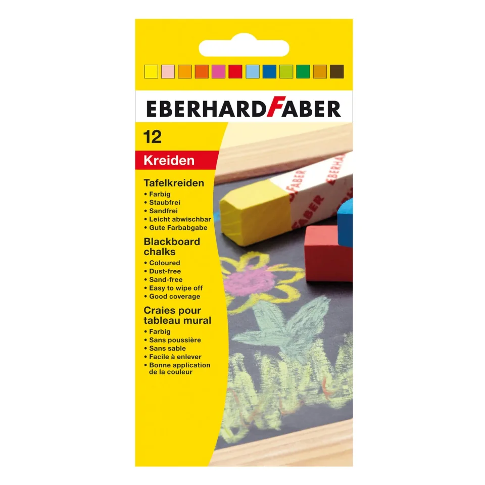 Eberhard Faber Cretă, 12 culori