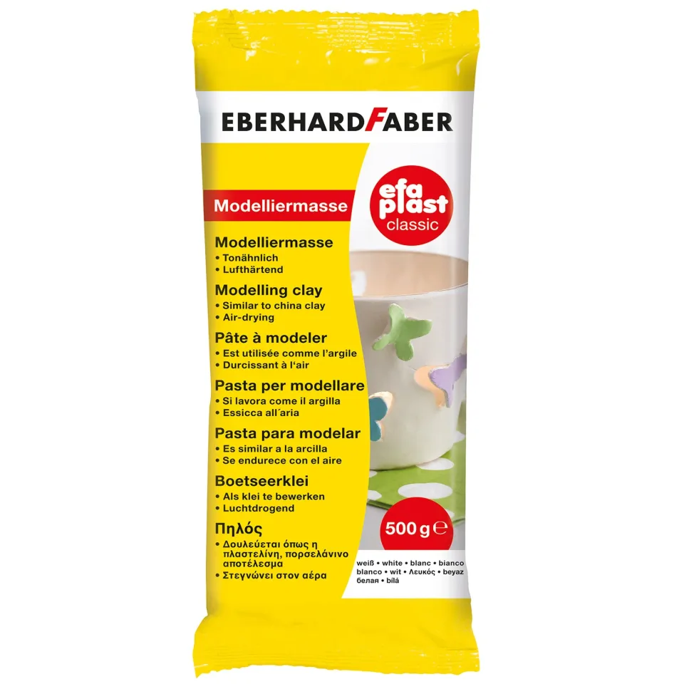 Eberhard Faber Lut de modelaj, 0.5 kg, alb
