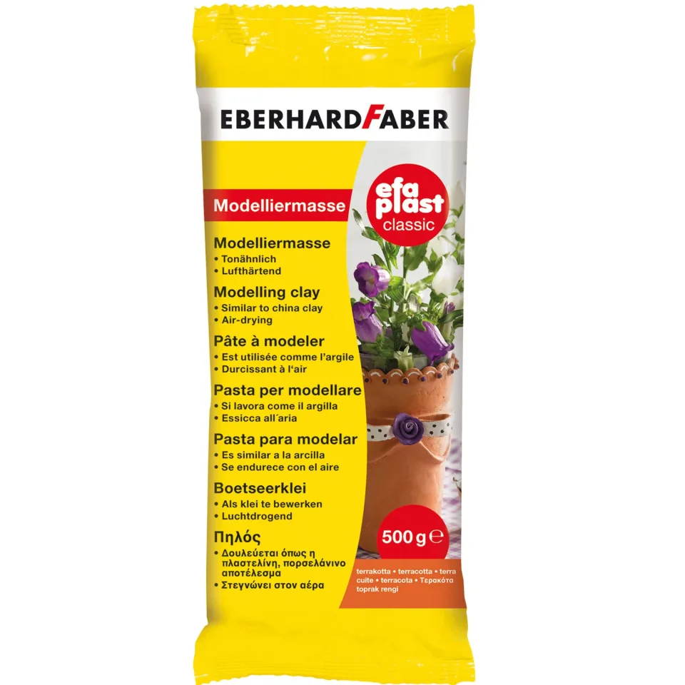 Eberhard Faber Pastă de modelaj, 0.5 kg, maro