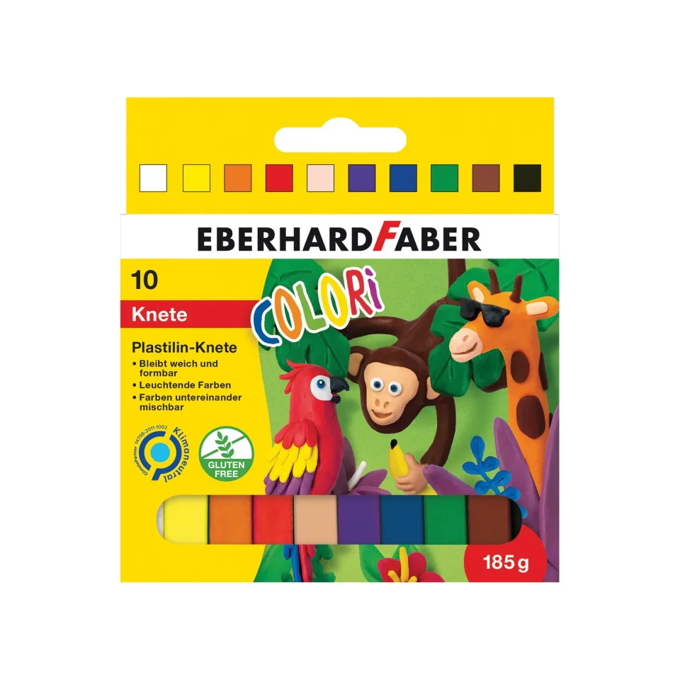 Eberhard Faber Plasticină, 10 culori