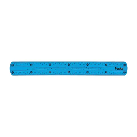 Rigla Foska, flexibilă, 30 cm