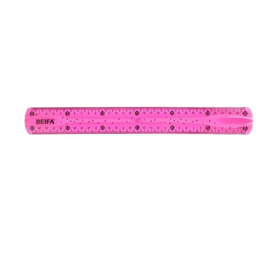 Riglă flexibilă Beifa, 30 cm, flexibilă, asortată