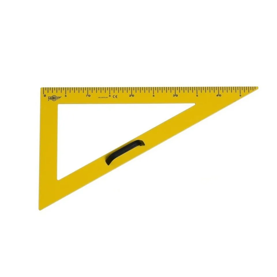 Faibo Triangle, pentru tablă albă, unghi drept, 60 de grade, 50 cm