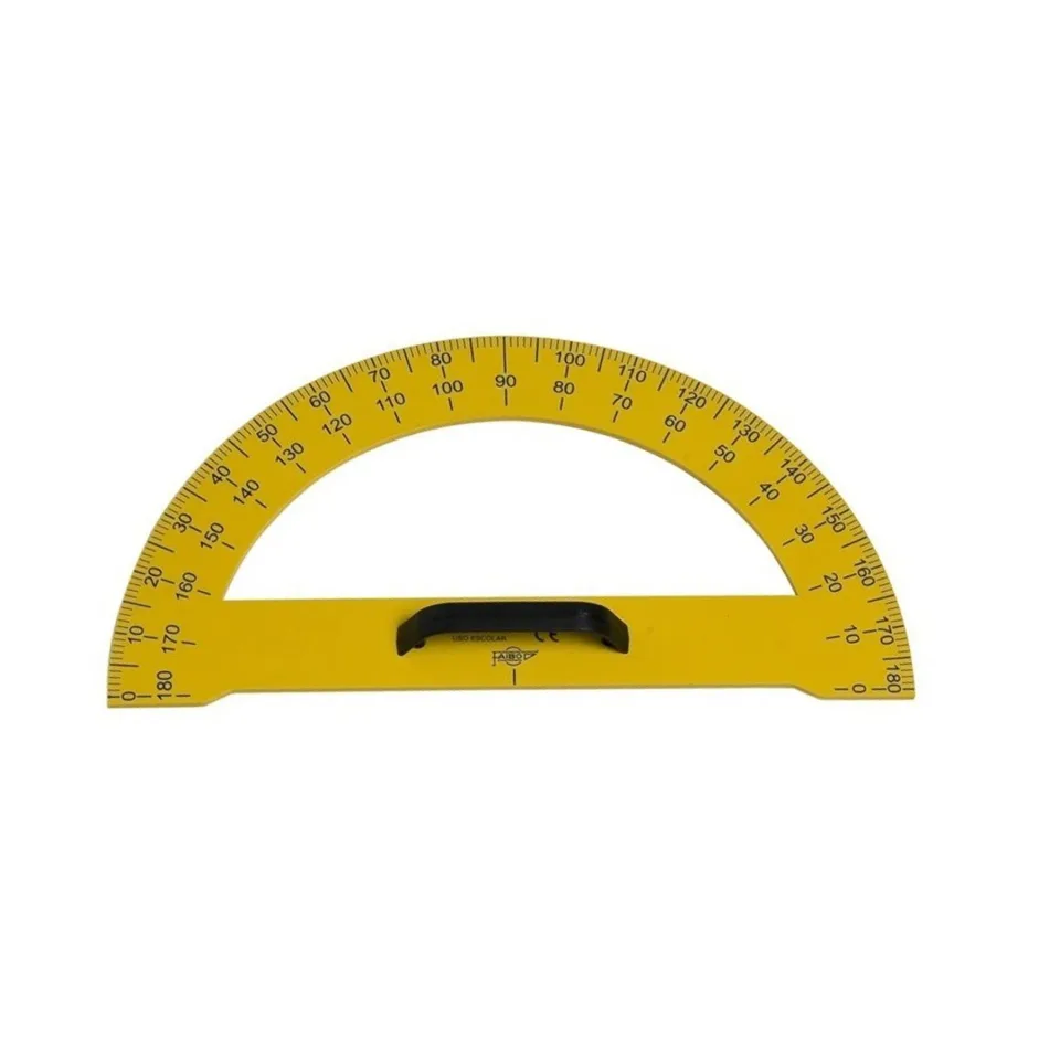 Faibo Raportor, pentru tablă albă, 180 de grade, 34 cm