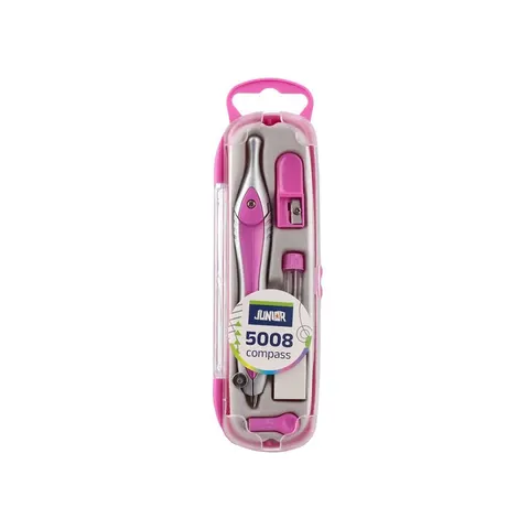 Junior Compas 5008, cu accesorii, în cutie, culori pastel, asortat, 1 buc.