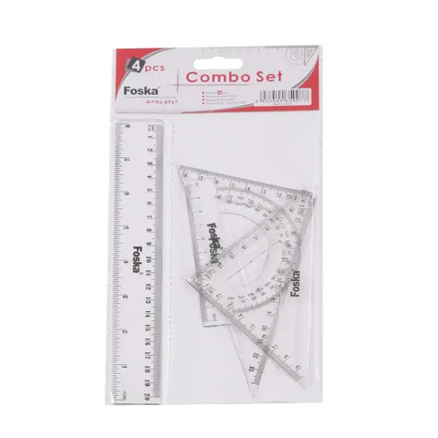 Foska Set de geometrie, 4 bucăți, 20 cm