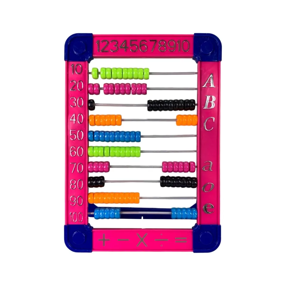 Foska Abacus, plastic, 18 x 25.5 cm, diverse culori