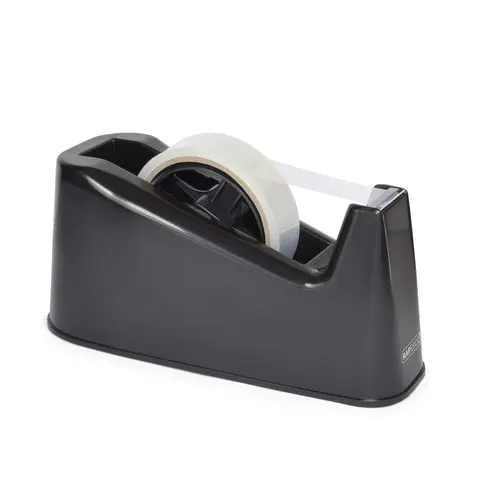 Dispenser de bandă Rapesco 500, pentru bandă cu miez de 76 mm, negru