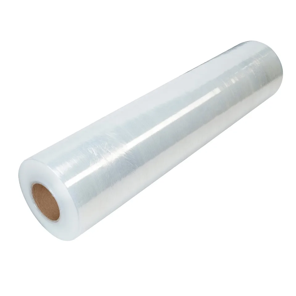 Folie stretch, lățime 500 mm, grosime 23 µm, greutate netă 3,5 kg, transparentă