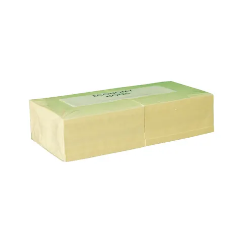 Top Office Sticky notes Economy, 76 x 76 mm, pastel, galben, 12 buc