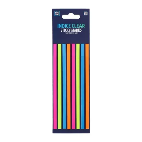 Biro Time Index Sticky Page Markers, 160 buc