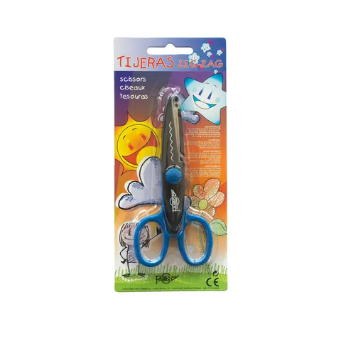 Foarfece Faibo, ondulate, 13 cm, blister