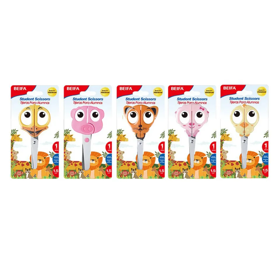 Beifa Foarfece Animals, 13 cm, asortat, 1 bucată