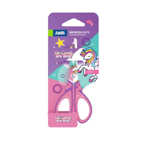 Foarfece Junior Impresso Cuts, Unicorn, 13 cm