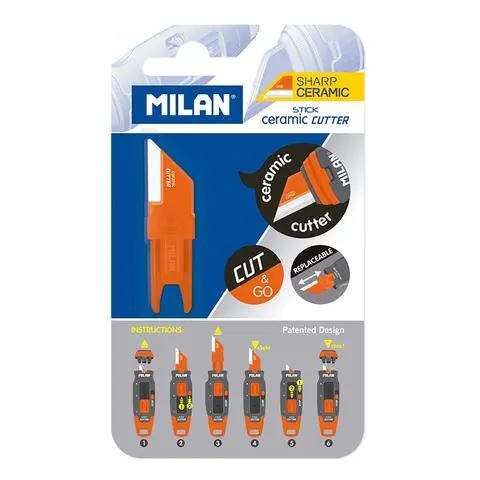 Milan Lamă de schimb Stick, pentru cuțit ceramic, blister