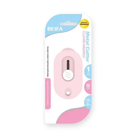 Beifa Cutter, mini, 9 mm, în culori pastel, asortat