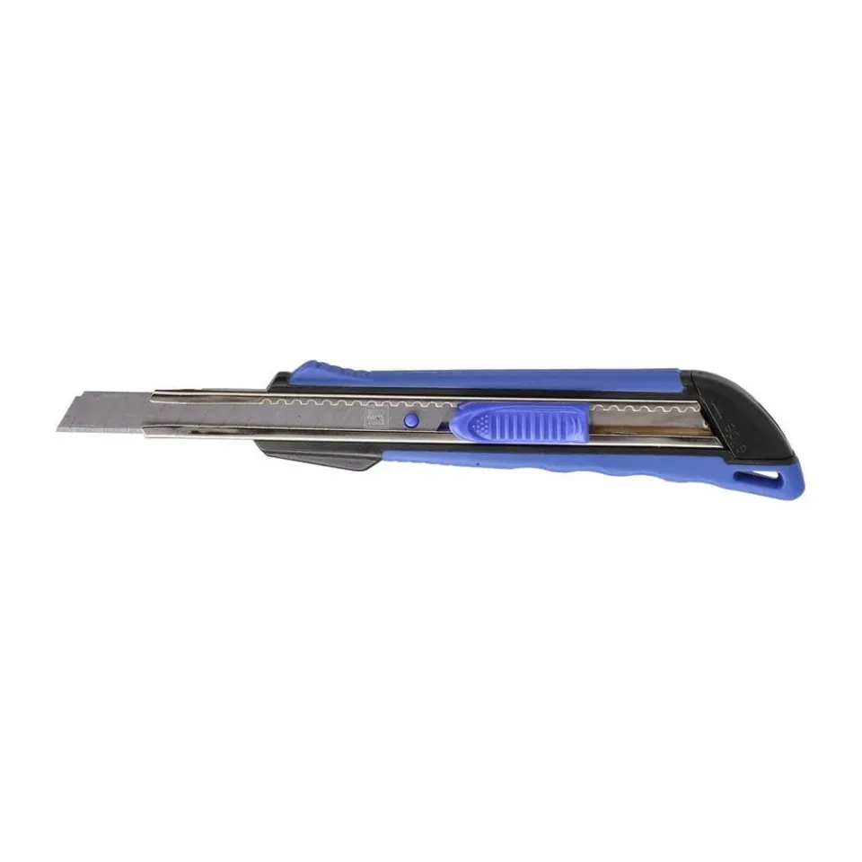 Cuțit de precizie Biro Time, cu ghidaj metalic, PVC, 9 mm