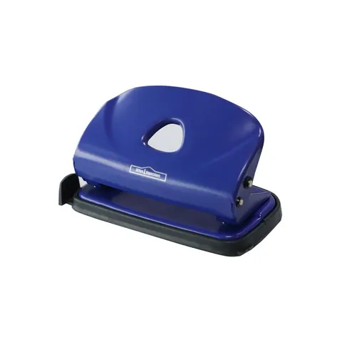Perforator Office 1 cu riglă P15, pentru 15 coli, albastru închis