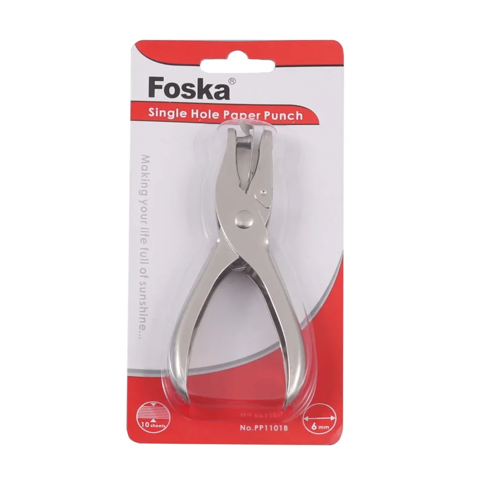 Foska Perforator cu un singur orificiu, metalic, tip clește