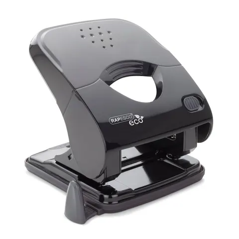 Perforator Rapesco Eco X5-30PS, pentru 30 coli, negru
