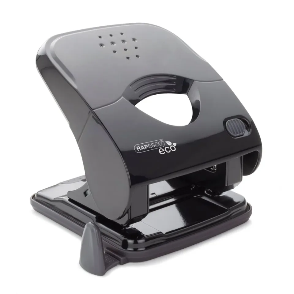 Perforator Rapesco Eco X5-30PS, pentru 30 coli, negru