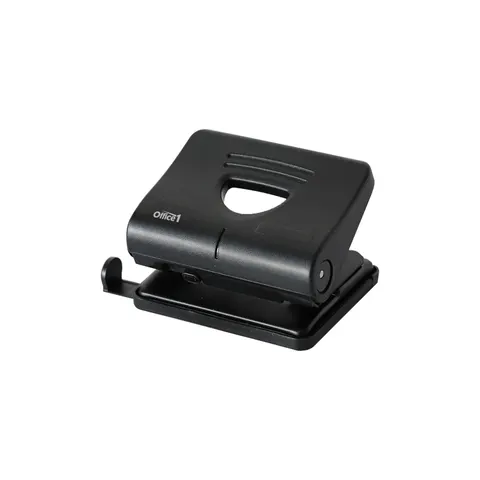 Office 1 Perforator P25, pentru 25 de coli, negru