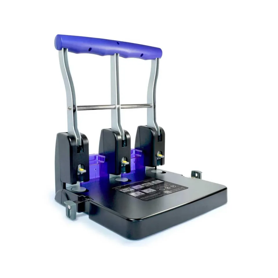 Perforator Rapesco Eco P3100, 3 găuri, pentru 100 coli