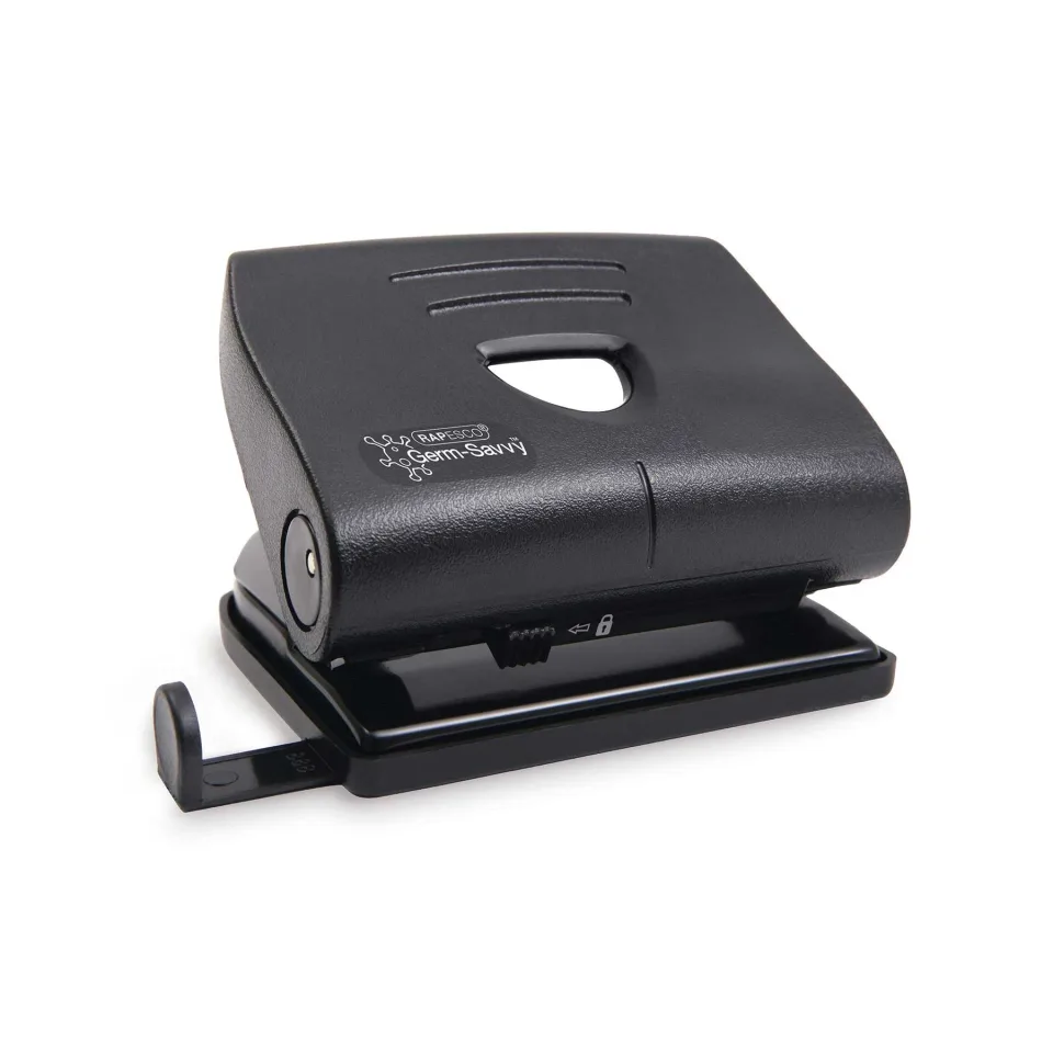 Perforator Rapesco 820-P, pentru 22 coli, negru