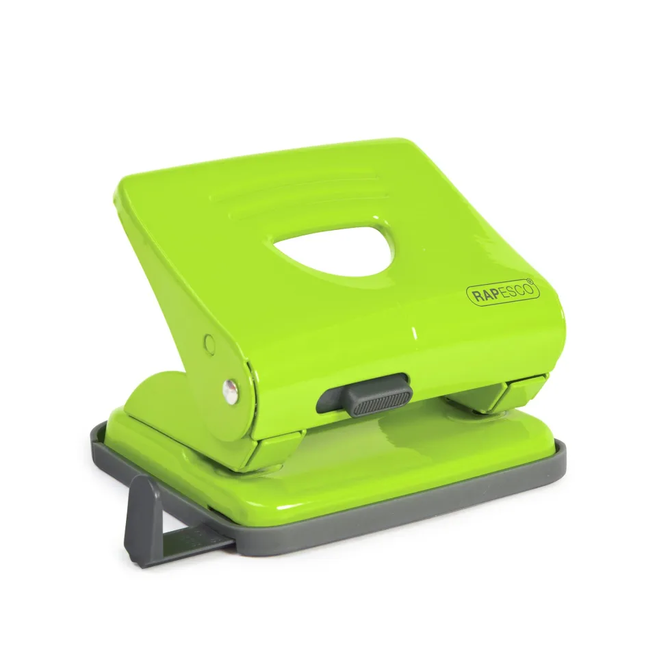 Perforator Rapesco 825, 25 foi, verde închis