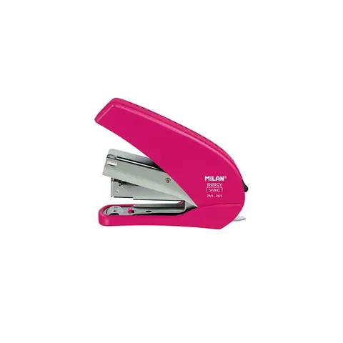 Milan Capsator Acid Compact, 24/6, pentru 20 de coli, roz