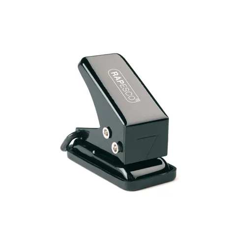 Perforator Rapesco Hole punch 15 Single, 1 gaură, pentru 6 foi, metal, culori asortate