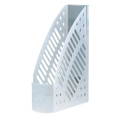 Suport vertical pentru dosare Faibo, plastic, transparent