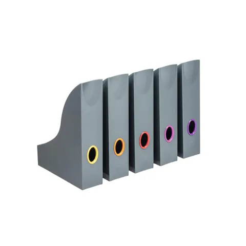 Set 5 tăvi verticale Durable Varicolor, asortate, gri
