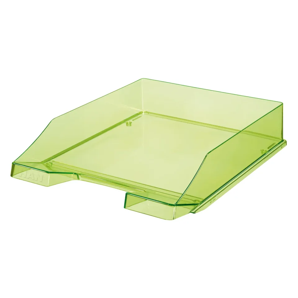 Suport orizontal pentru dosare HAN Transparent, transparent, verde