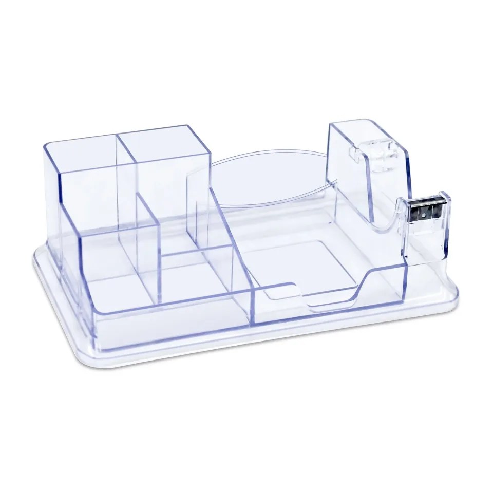 Organizator birou KEJEA K-960, plastic, transparent