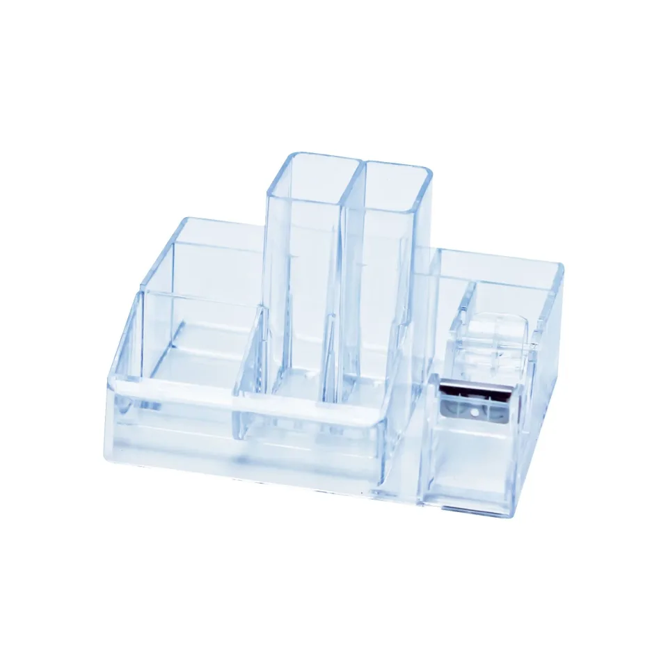 Organizator birou KEJEA K-099, plastic, transparent