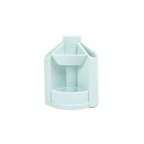 Organizator birou Office 1 Bloom, rotativ, gol, albastru pastel