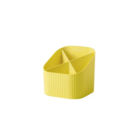 Organizator de birou HAN Re-Loop, cu 4 compartimente, galben