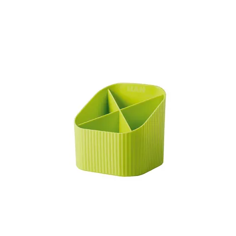 Organizator birou HAN Re-Loop, cu 4 compartimente, verde deschis