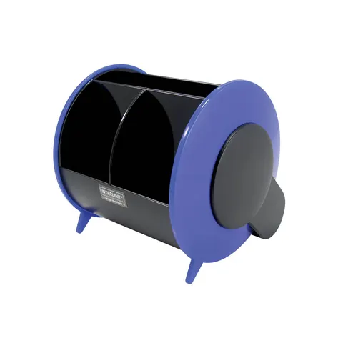 O-Life Organizator birou S-898, gol, negru-albastru
