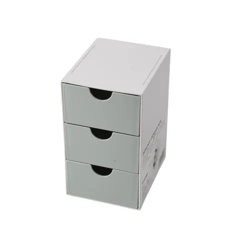 Organizer birou Sworld, cu 3 sertare, verde