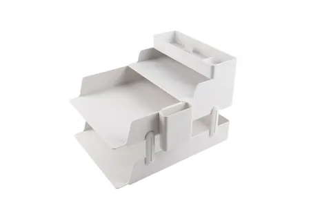 Organizator orizontal birou Sworld, bej